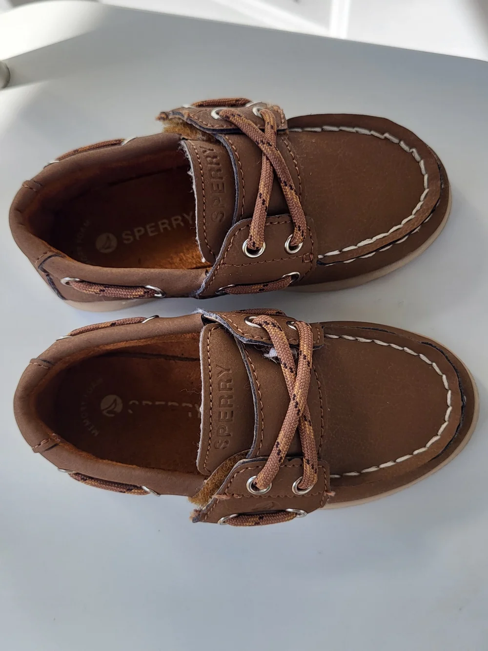 Sperry Baby Memory Foam Shoes For Boy Size 6